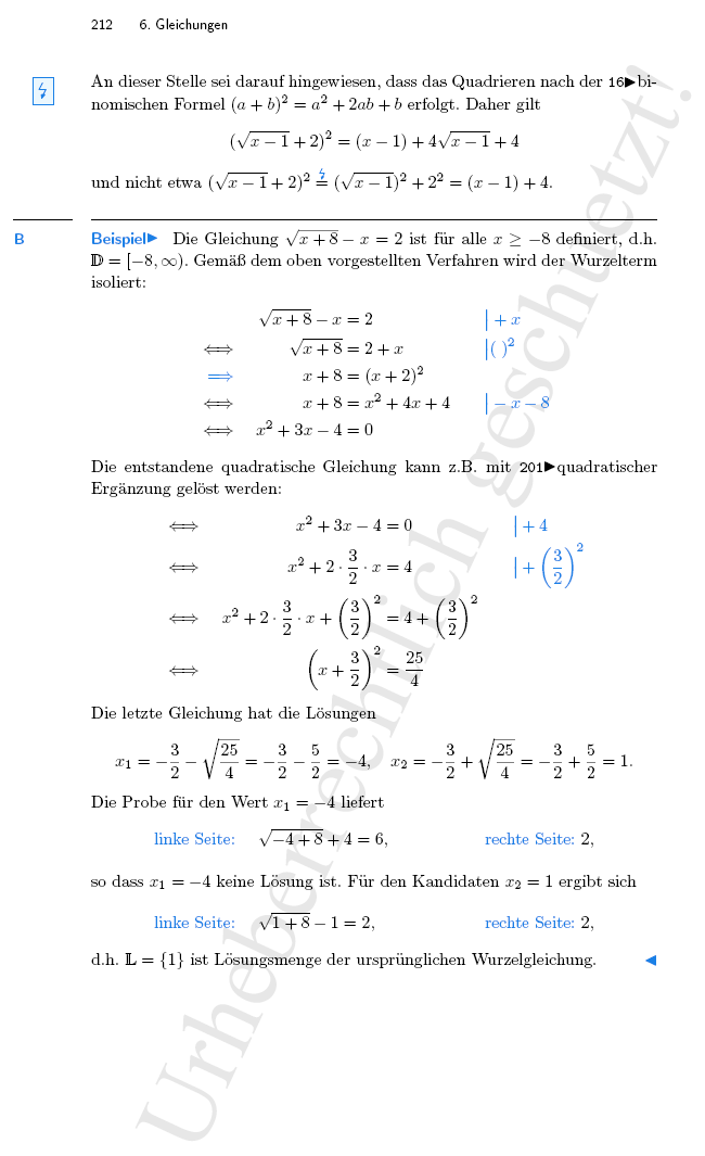 Gleichungen